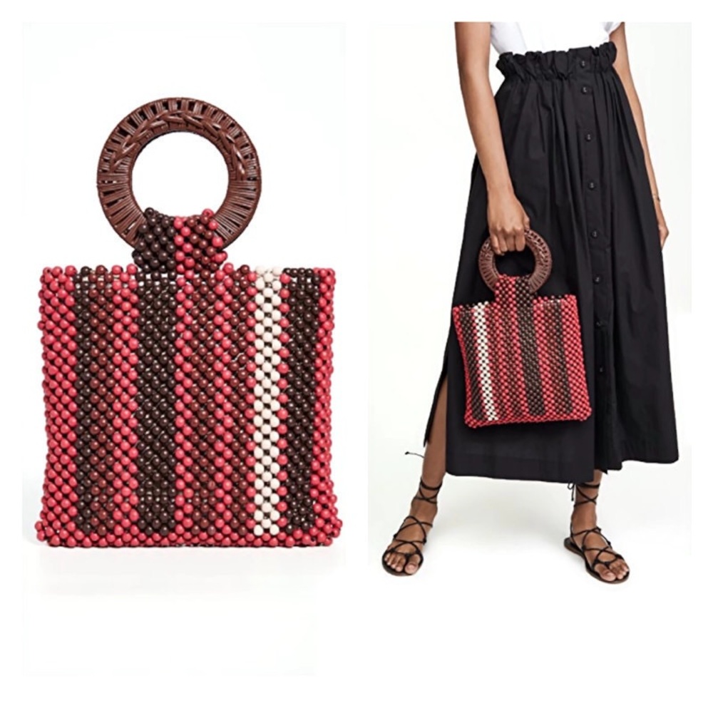 Ulla Johnson Arusi Tote Bag Fuchsia